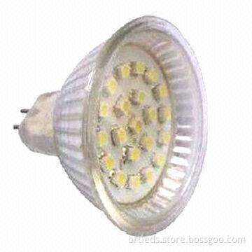 2W MR16 LED Energy-saving Bulb with 12V DC Input Voltage